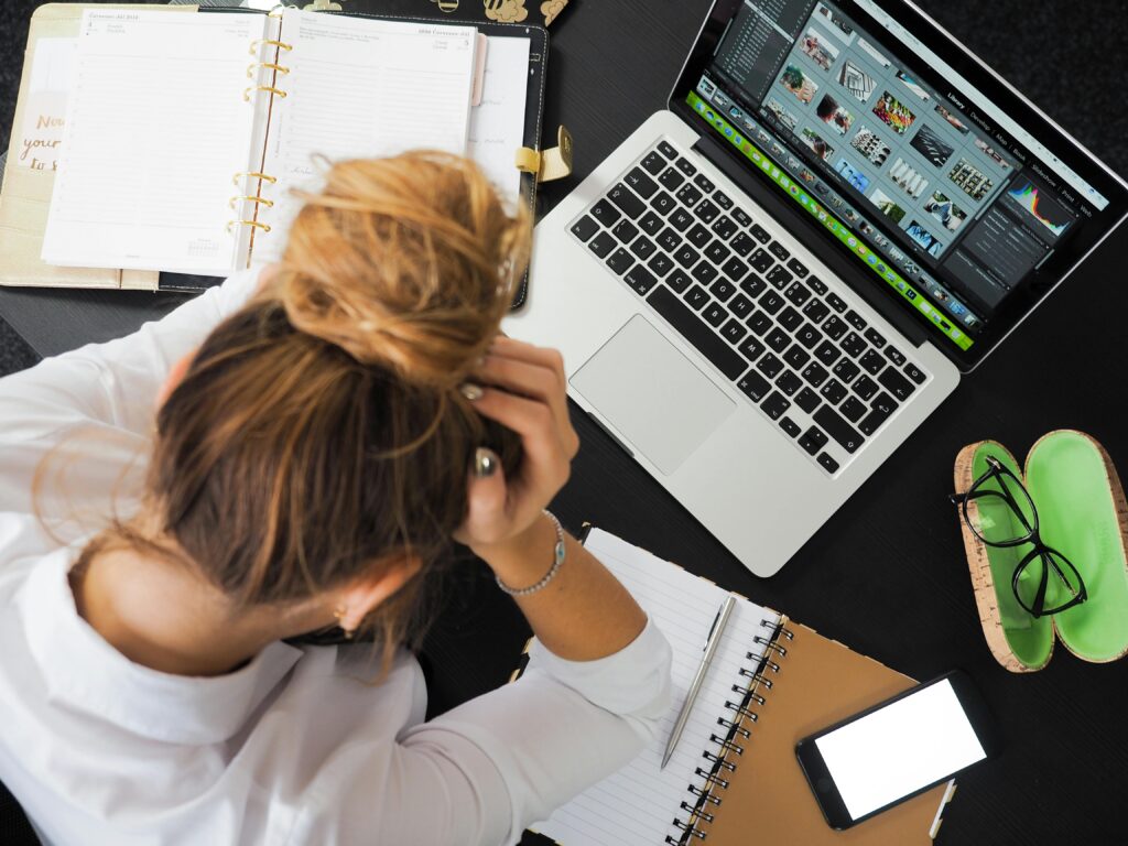 stressed business owner